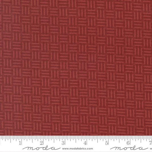 Moda Fabrics Kansas Troubles Flannel Season Barn Red 9847 13F 100% Cotton fabric
