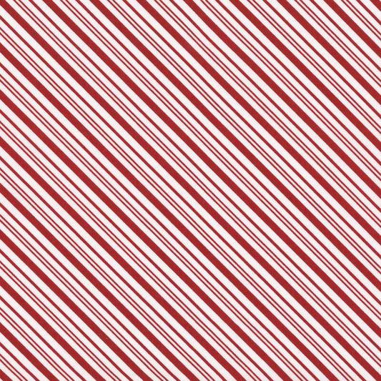Riley Blake A Perfect Winter C17995-RED stripes by Lori Whitlock 100% cotton fabric