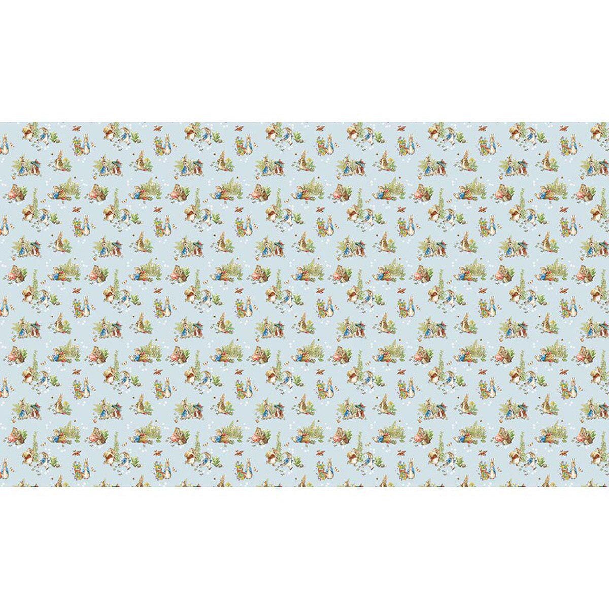Riley Blake Double Lush Velvet LV18115 Peter Rabbit & Benjamin Bunny 58" Wide Polyester Spandex Fabric