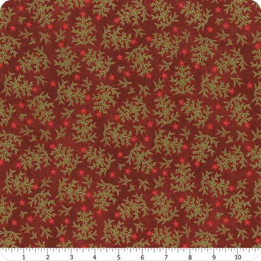 Riley Blake Northern Christmas Whimsical Trees Red  100% cotton fabric