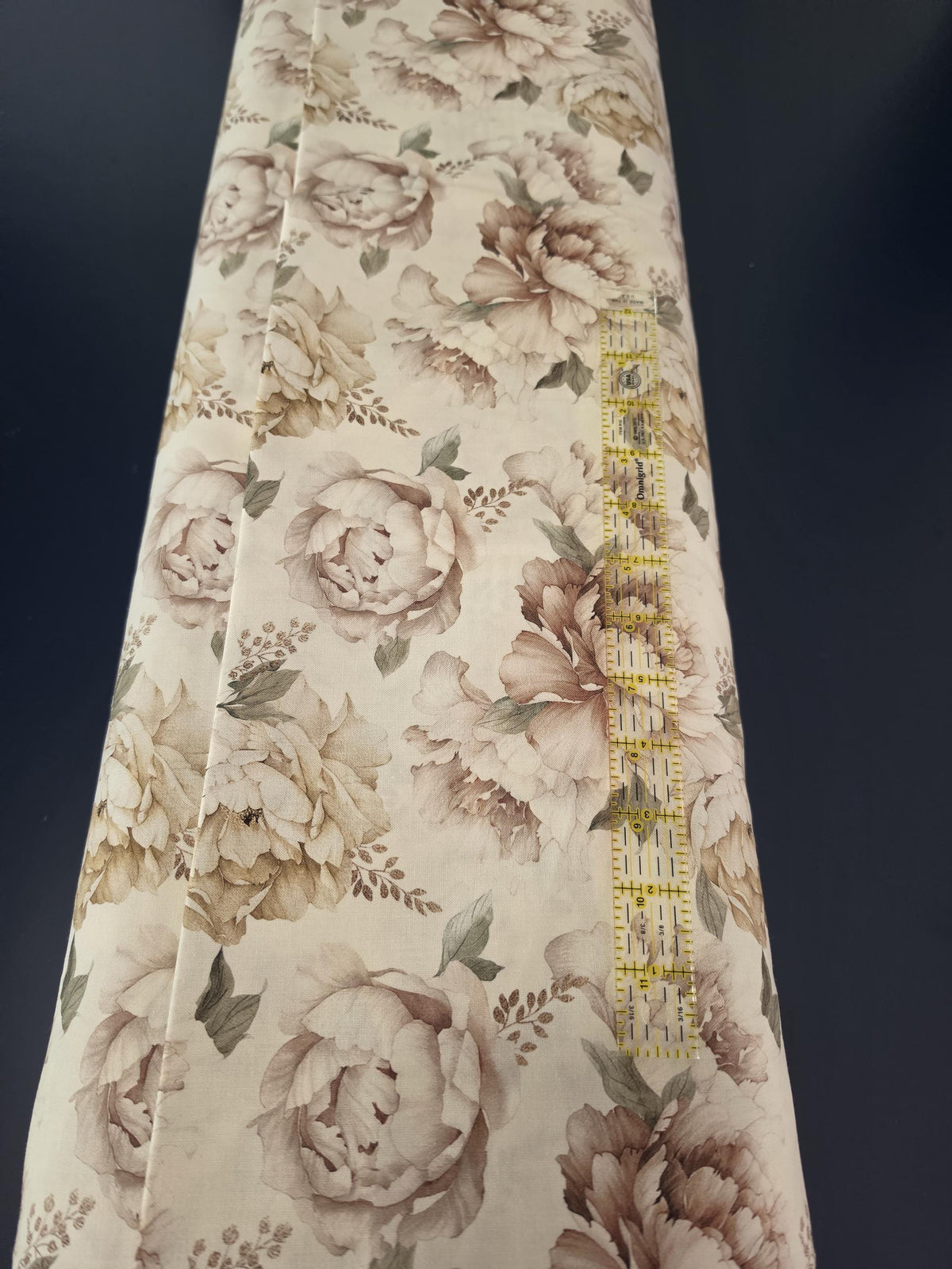Riley Blake Wide Back  Daybreak on the Prairie Peonies Cream WB17692-CREAM 107-108" wide 100% cotton