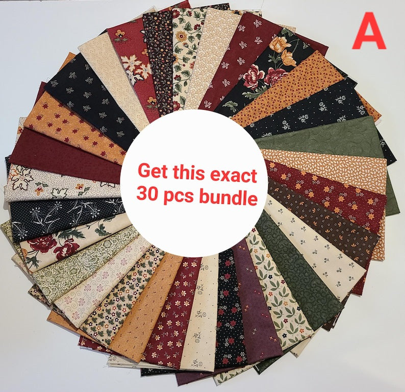Kansas Troubles by Moda pre-cut  various Fat Quarters bundles Assorted Floral Flowers Classic quilting Cotton Fabrics