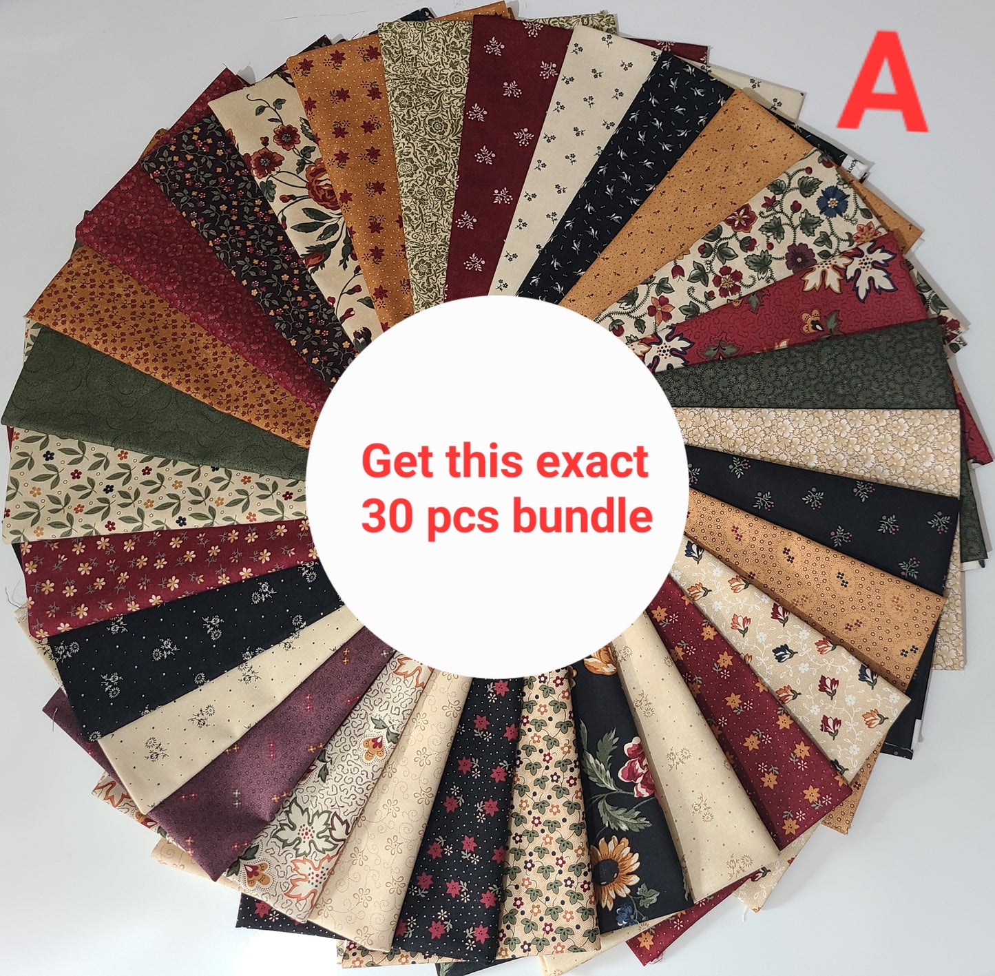 Kansas Troubles by Moda Fat Quarters bundles Assorted Floral quilting Cotton Fabrics Pre-cut