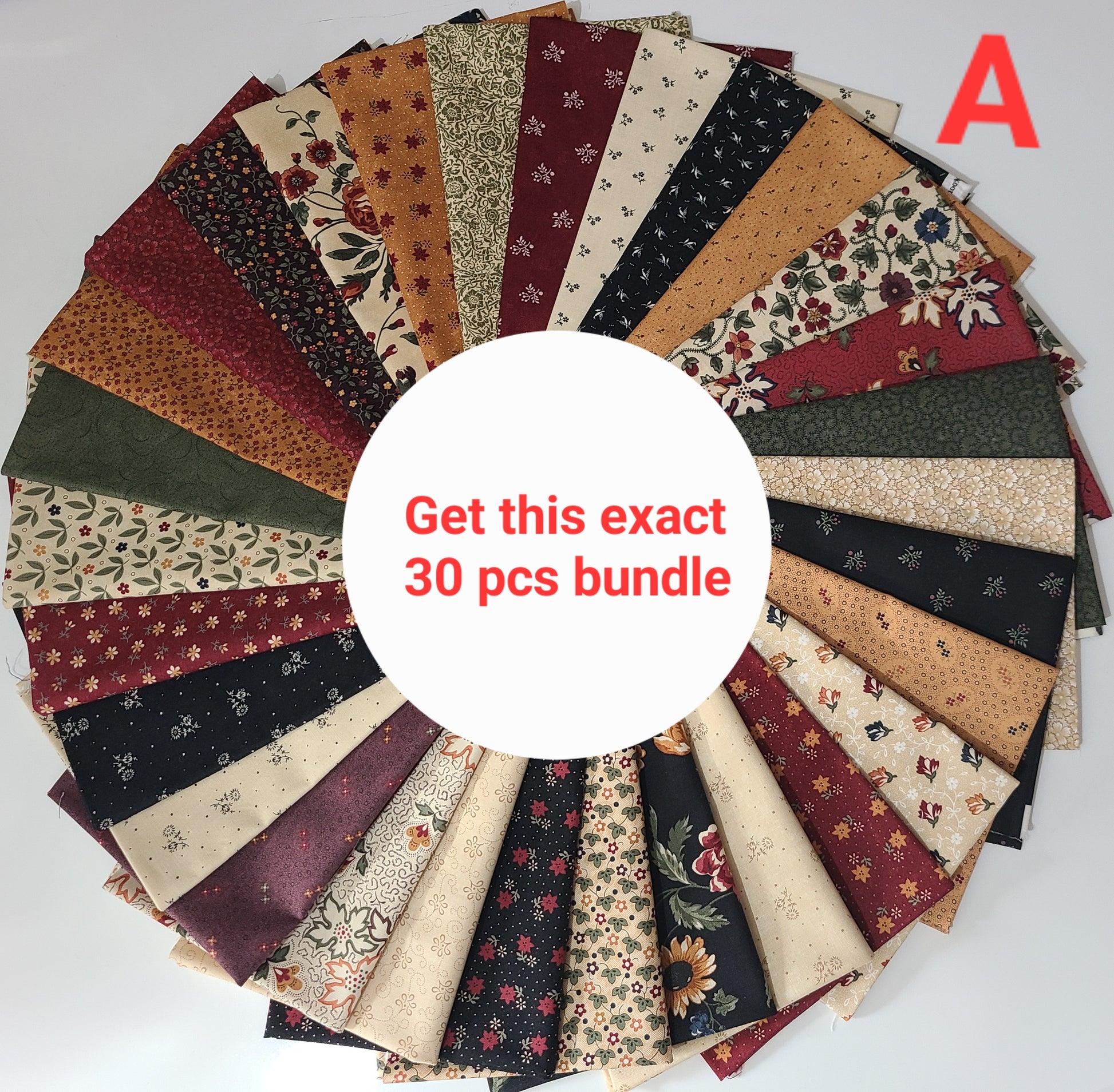 Kansas Troubles by Moda Fat Quarters bundles Assorted Floral quilting Cotton Fabrics Pre-cut