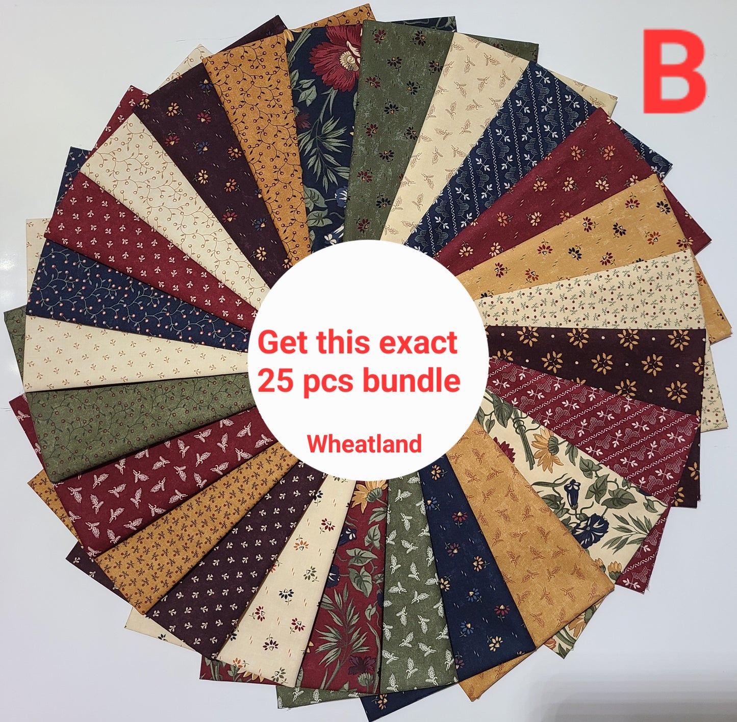 Kansas Troubles by Moda pre-cut  various Fat Quarters bundles Assorted Floral Flowers Classic quilting Cotton Fabrics