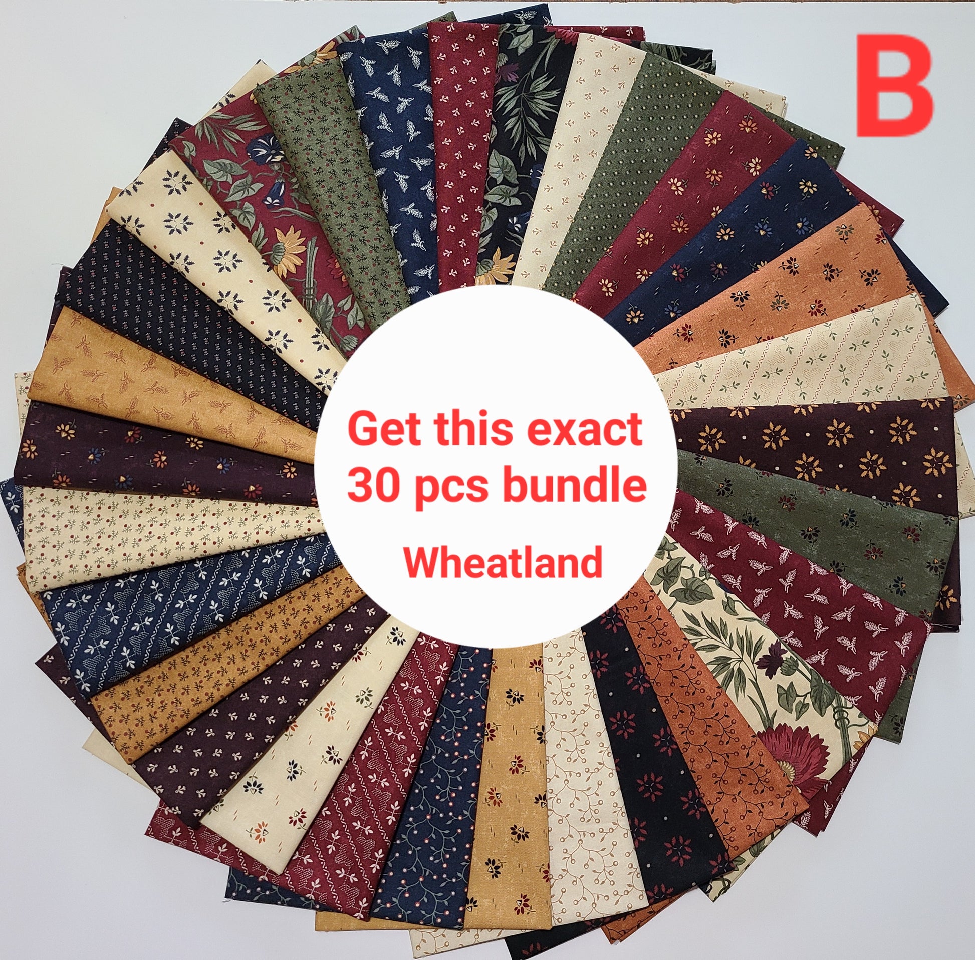 Kansas Troubles by Moda pre-cut  various Fat Quarters bundles Assorted Floral Flowers Classic quilting Cotton Fabrics