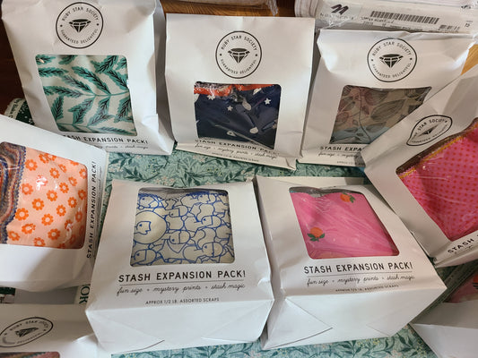 Ruby Star Society Half Pound Bag of Assorted Fabric Scrap Bag 100% quilting Cotton precuts