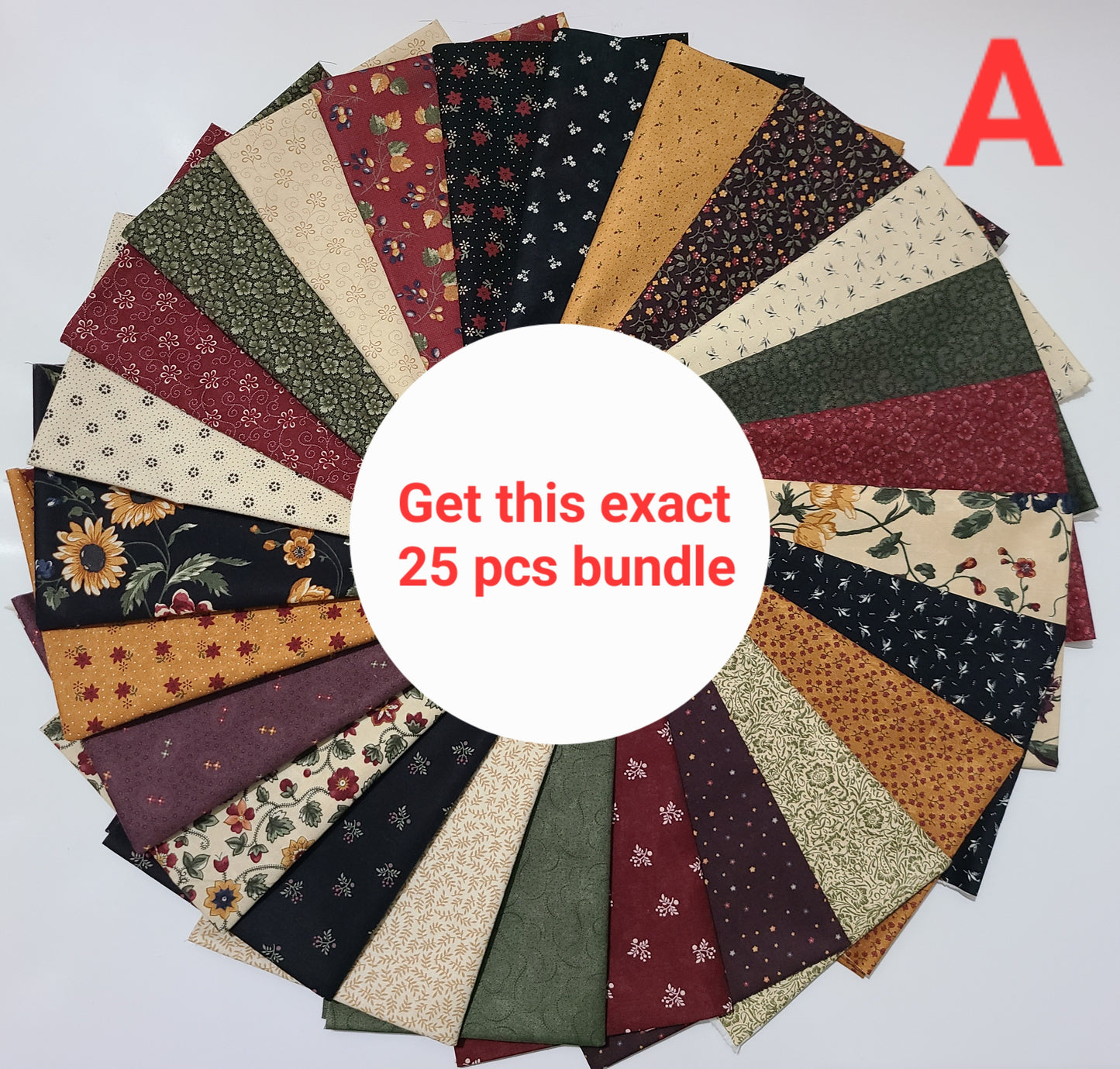 Kansas Troubles by Moda Fat Quarters bundles Assorted Floral quilting Cotton Fabrics Pre-cut