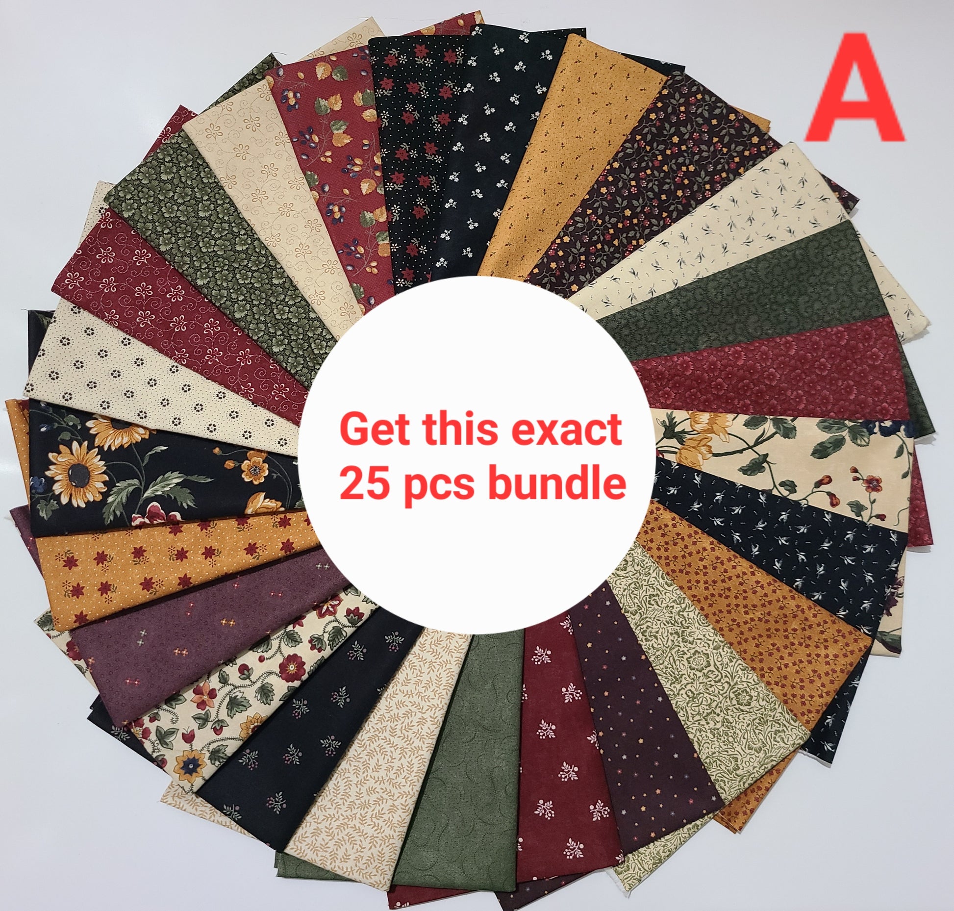 Kansas Troubles by Moda Fat Quarters bundles Assorted Floral quilting Cotton Fabrics Pre-cut